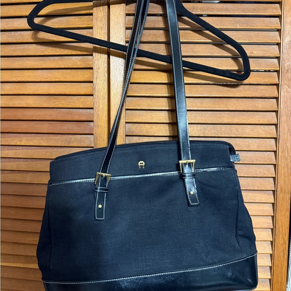Etienne Aigner Black Laptop Bag